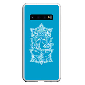 Чехол для Samsung Galaxy S10 с принтом India , Силикон | Область печати: задняя сторона чехла, без боковых панелей | india | будда | буддизм | индия | символика индии | слон | хинди