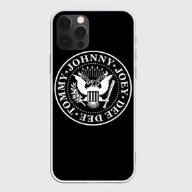 Чехол для iPhone 12 Pro Max с принтом The Ramones , Силикон |  | punk | ramones | rock | панк | рамонс | рок