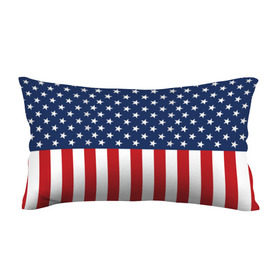 Подушка 3D антистресс с принтом Флаг США , наволочка — 100% полиэстер, наполнитель — вспененный полистирол | состоит из подушки и наволочки на молнии | flag | usa | патриотизм | сша | флаг