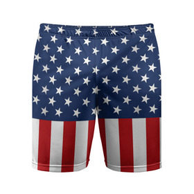 Мужские шорты 3D спортивные с принтом Флаг США ,  |  | Тематика изображения на принте: flag | usa | патриотизм | сша | флаг