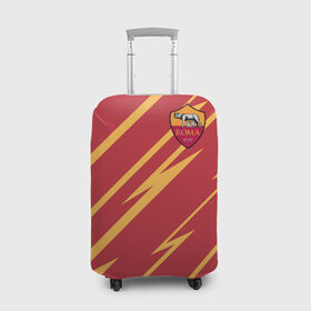 Чехол для чемодана 3D с принтом A S Roma - Autumn Top , 86% полиэфир, 14% спандекс | двустороннее нанесение принта, прорези для ручек и колес | 