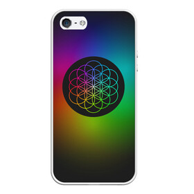 Чехол для iPhone 5/5S матовый с принтом Coldplay , Силикон | Область печати: задняя сторона чехла, без боковых панелей | cold play | rock | колд плей | колд плэй | колдплей | колдплэй | рок