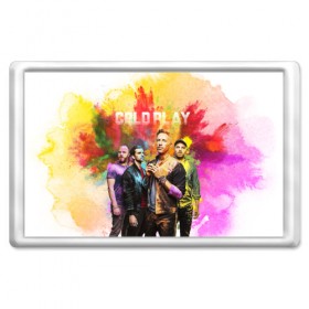 Магнит 45*70 с принтом Coldplay , Пластик | Размер: 78*52 мм; Размер печати: 70*45 | cold play | rock | колд плей | колд плэй | колдплей | колдплэй | рок