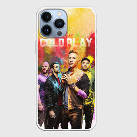 Чехол для iPhone 13 Pro Max с принтом Coldplay ,  |  | Тематика изображения на принте: cold play | rock | колд плей | колд плэй | колдплей | колдплэй | рок