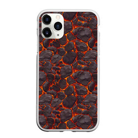 Чехол для iPhone 11 Pro матовый с принтом Голем , Силикон |  | Тематика изображения на принте: вулкан | голем | демон | жара | камень | лава | огонь | пламя | солнце