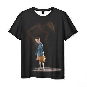 Мужская футболка 3D с принтом Monster , 100% полиэфир | прямой крой, круглый вырез горловины, длина до линии бедер | stranger things | очень странные дела
