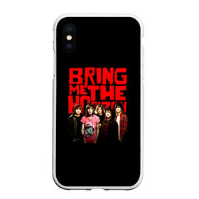 Чехол для iPhone XS Max матовый с принтом Группа Bring Me the Horizon , Силикон | Область печати: задняя сторона чехла, без боковых панелей | bmth | bring me the horizon | альтернативный метал | альтернативный рок | группа | достань для меня горизонт | дэткор | метал | рок | электроник рок