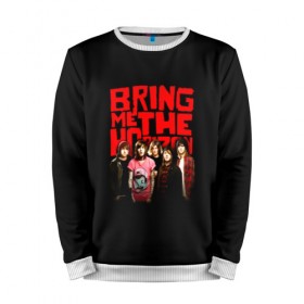 Мужской свитшот 3D с принтом Группа Bring Me the Horizon , 100% полиэстер с мягким внутренним слоем | круглый вырез горловины, мягкая резинка на манжетах и поясе, свободная посадка по фигуре | Тематика изображения на принте: bmth | bring me the horizon | альтернативный метал | альтернативный рок | группа | достань для меня горизонт | дэткор | метал | рок | электроник рок