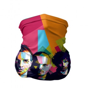 Бандана-труба 3D с принтом Coldplay , 100% полиэстер, ткань с особыми свойствами — Activecool | плотность 150‒180 г/м2; хорошо тянется, но сохраняет форму | cold play | rock | колд плей | колд плэй | колдплей | колдплэй | рок