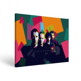 Холст прямоугольный с принтом Coldplay , 100% ПВХ |  | cold play | rock | колд плей | колд плэй | колдплей | колдплэй | рок