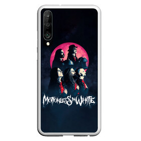 Чехол для Honor P30 с принтом Группа Motionless in White , Силикон | Область печати: задняя сторона чехла, без боковых панелей | Тематика изображения на принте: miw | motionless in white | гот | готик | готика | готы | группа | индастриал | крис моушнлесс | метал | металл | музыка | райан ситковски | рикки хоррор | черулли