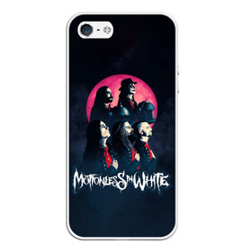 Чехол для iPhone 5/5S матовый с принтом Группа Motionless in White , Силикон | Область печати: задняя сторона чехла, без боковых панелей | Тематика изображения на принте: miw | motionless in white | гот | готик | готика | готы | группа | индастриал | крис моушнлесс | метал | металл | музыка | райан ситковски | рикки хоррор | черулли