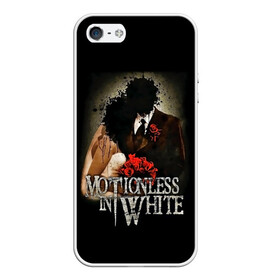 Чехол для iPhone 5/5S матовый с принтом Motionless in White , Силикон | Область печати: задняя сторона чехла, без боковых панелей | miw | motionless in white | гот | готик | готика | готы | группа | индастриал | крис моушнлесс | метал | металл | музыка | райан ситковски | рикки хоррор | черулли