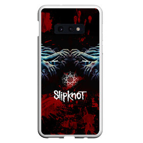 Чехол для Samsung S10E с принтом Slipknot руки зомби , Силикон | Область печати: задняя сторона чехла, без боковых панелей | slipknot | альтернативный метал | андерс | брызги | грув метал | капли | колсефни | кори | кровь | метал | ню метал | ок | слипкнот | тейлор