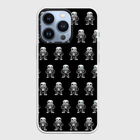 Чехол для iPhone 13 Pro с принтом Undertale ,  |  | Тематика изображения на принте: napstablook | sans
