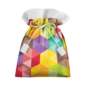 Подарочный 3D мешок с принтом Цветные зонтики , 100% полиэстер | Размер: 29*39 см | Тематика изображения на принте: 