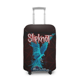 Чехол для чемодана 3D с принтом Орел группа Slipknot , 86% полиэфир, 14% спандекс | двустороннее нанесение принта, прорези для ручек и колес | slipknot | альтернативный метал | андерс | головы | грув метал | колсефни | кори | маска | метал | музыка | ню метал | рок | слипкнот | тейлор