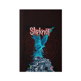 Обложка для паспорта матовая кожа с принтом Орел группа Slipknot , натуральная матовая кожа | размер 19,3 х 13,7 см; прозрачные пластиковые крепления | Тематика изображения на принте: slipknot | альтернативный метал | андерс | головы | грув метал | колсефни | кори | маска | метал | музыка | ню метал | рок | слипкнот | тейлор