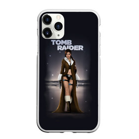 Чехол для iPhone 11 Pro матовый с принтом TOMB RAIDER , Силикон |  | game | girl | gun | lara croft | tomb raider | девушка | игра | оружие | пистолет