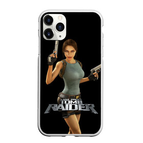 Чехол для iPhone 11 Pro матовый с принтом TOMB RAIDER , Силикон |  | game | girl | gun | lara croft | tomb raider | девушка | игра | оружие | пистолет