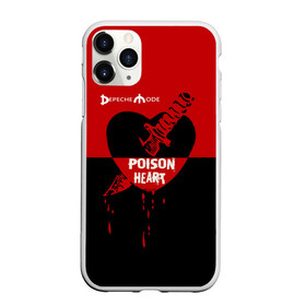 Чехол для iPhone 11 Pro матовый с принтом Poison heart , Силикон |  | Тематика изображения на принте: depeche mode | альтернативный | вестник моды | депеш мод | дэйв гаан | индастриал | клинок | красное | кровь капли | мартин гор | музыка | надпись | новая волна | нож | рок | сердце | синти поп | черное