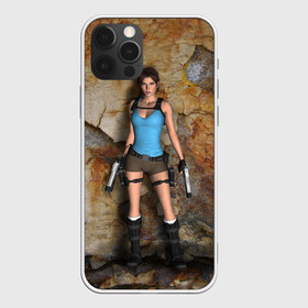 Чехол для iPhone 12 Pro Max с принтом TOMB RAIDER , Силикон |  | game | girl | gun | lara croft | tomb raider | девушка | игра | оружие | пистолет