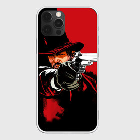 Чехол для iPhone 12 Pro с принтом Red Dead Redemption , силикон | область печати: задняя сторона чехла, без боковых панелей | cowboy | game | gun | jim | red dead redemption | rockstar | west | вестерн | дикий запад | игра | ковбой | оружие | пистолет