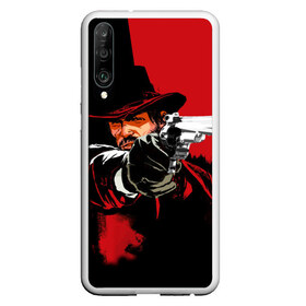 Чехол для Honor P30 с принтом Red Dead Redemption , Силикон | Область печати: задняя сторона чехла, без боковых панелей | cowboy | game | gun | jim | red dead redemption | rockstar | west | вестерн | дикий запад | игра | ковбой | оружие | пистолет