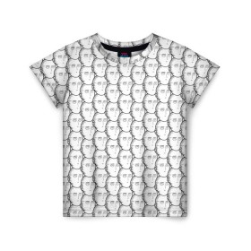 Детская футболка 3D с принтом OnePunchMan , 100% гипоаллергенный полиэфир | прямой крой, круглый вырез горловины, длина до линии бедер, чуть спущенное плечо, ткань немного тянется | Тематика изображения на принте: anime | onepunchman | saitama | аниме | ванпанчмен | сайтама