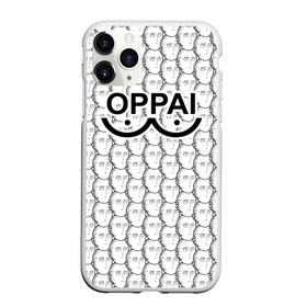 Чехол для iPhone 11 Pro Max матовый с принтом OPPAI , Силикон |  | anime | onepunchman | oppai | saitama | аниме | ванпанчмен | сайтама