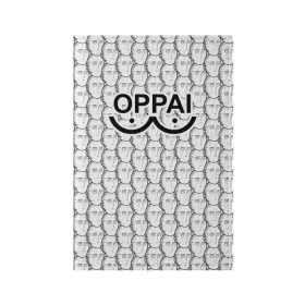 Обложка для паспорта матовая кожа с принтом OPPAI , натуральная матовая кожа | размер 19,3 х 13,7 см; прозрачные пластиковые крепления | anime | onepunchman | oppai | saitama | аниме | ванпанчмен | сайтама