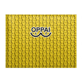 Обложка для студенческого билета с принтом OPPAI , натуральная кожа | Размер: 11*8 см; Печать на всей внешней стороне | anime | onepunchman | saitama | аниме | ванпанчмен | сайтама