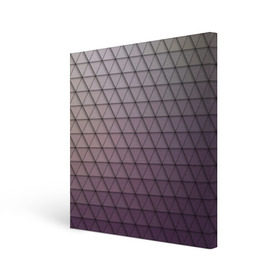 Холст квадратный с принтом Кольчуга из треугольников , 100% ПВХ |  | Тематика изображения на принте: абстракция | геометрия | текстура | узор