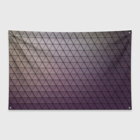 Флаг-баннер с принтом Кольчуга из треугольников , 100% полиэстер | размер 67 х 109 см, плотность ткани — 95 г/м2; по краям флага есть четыре люверса для крепления | абстракция | геометрия | текстура | узор