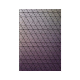 Обложка для паспорта матовая кожа с принтом Кольчуга из треугольников , натуральная матовая кожа | размер 19,3 х 13,7 см; прозрачные пластиковые крепления | Тематика изображения на принте: абстракция | геометрия | текстура | узор