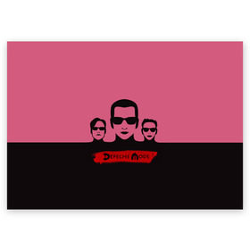Поздравительная открытка с принтом Группа Depeche Mode , 100% бумага | плотность бумаги 280 г/м2, матовая, на обратной стороне линовка и место для марки
 | depeche mode | альтернативный | вестник моды | голова | депеш мод | дэйв гаан | индастриал | мартин гор | музыка | надпись | новая волна | очки | рок | синти поп | электроник | энди флетчер