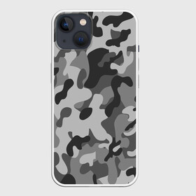 Чехол для iPhone 13 с принтом НОЧНОЙ КАМУФЛЯЖ | NIGHT CAMOUFLAGE   МИЛИТАРИ ,  |  | 23 февраля | camo | camouflage | fck | military | армия | военные | городской | зима | камуфляж | камуфляжный | лес | милитари | море | морской | мужчинам | патриот | пиксельный | подарок | праздник | пустыня