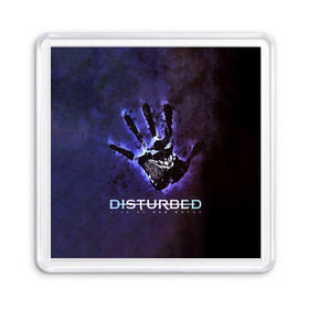 Магнит 55*55 с принтом Рука Disturbed , Пластик | Размер: 65*65 мм; Размер печати: 55*55 мм | disturbed | альтернативный | группа | дистёрбд | метал | ню метал | нюметал | хеви | хеви метал | хевиметал