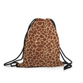 Рюкзак-мешок 3D с принтом Жираф , 100% полиэстер | плотность ткани — 200 г/м2, размер — 35 х 45 см; лямки — толстые шнурки, застежка на шнуровке, без карманов и подкладки | africa | afro | etnos | girafe | африка | афро | жираф | этно