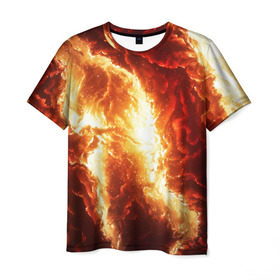 Мужская футболка 3D с принтом Gates of hades , 100% полиэфир | прямой крой, круглый вырез горловины, длина до линии бедер | nebula | звезды | космос | туманность