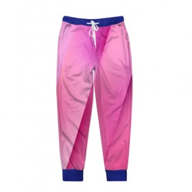 Мужские брюки 3D с принтом Pink lines , 100% полиэстер | манжеты по низу, эластичный пояс регулируется шнурком, по бокам два кармана без застежек, внутренняя часть кармана из мелкой сетки | Тематика изображения на принте: pink | абстракция | геометрия | линии | розовый | текстура
