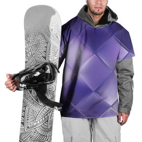Накидка на куртку 3D с принтом Фиолетовые грани , 100% полиэстер |  | Тематика изображения на принте: абстракция | геометрия | квадрат | текстура | фиолетовый