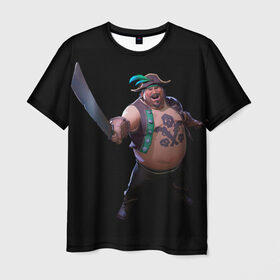 Мужская футболка 3D с принтом Sea of thieves , 100% полиэфир | прямой крой, круглый вырез горловины, длина до линии бедер | 