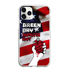 Чехол для iPhone 11 Pro Max матовый с принтом Green Day American Idiot , Силикон |  | american idiot | green day | альтернативный | билли джо армстронг | грин дей | группа | зелёный день | майк дёрнт | музыка | панк | поп | поппанк | рок | сша | тре кул | флаг