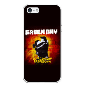 Чехол для iPhone 5/5S матовый с принтом Поцелуй Green Day , Силикон | Область печати: задняя сторона чехла, без боковых панелей | american idiot | green day | альтернативный | билли джо армстронг | грин дей | группа | зелёный день | майк дёрнт | музыка | панк | поп | поппанк | поцелуй | рок | стена | тре кул