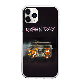 Чехол для iPhone 11 Pro Max матовый с принтом Green Day магнитофон в огне , Силикон |  | american idiot | green day | альтернативный | билли джо армстронг | грин дей | группа | зелёный день | майк дёрнт | музыка | панк | поп | поппанк | рок | тре кул