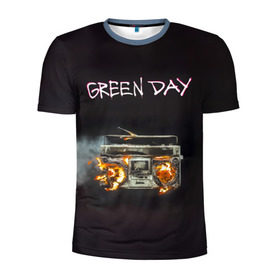 Мужская футболка 3D спортивная с принтом Green Day магнитофон в огне , 100% полиэстер с улучшенными характеристиками | приталенный силуэт, круглая горловина, широкие плечи, сужается к линии бедра | american idiot | green day | альтернативный | билли джо армстронг | грин дей | группа | зелёный день | майк дёрнт | музыка | панк | поп | поппанк | рок | тре кул