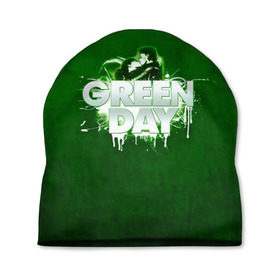 Шапка 3D с принтом Зелень Green Day , 100% полиэстер | универсальный размер, печать по всей поверхности изделия | Тематика изображения на принте: american idiot | green day | альтернативный | билли джо армстронг | грин дей | группа | зелёный день | майк дёрнт | музыка | панк | поп | поппанк | поцелуй | рок | тре кул