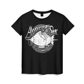 Женская футболка 3D с принтом Abney park , 100% полиэфир ( синтетическое хлопкоподобное полотно) | прямой крой, круглый вырез горловины, длина до линии бедер | стимпанк