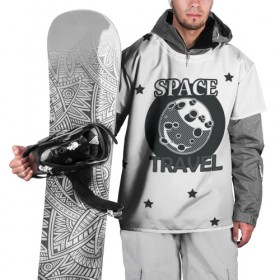 Накидка на куртку 3D с принтом Space travel , 100% полиэстер |  | Тематика изображения на принте: белый | звезды | космос | планета | черный